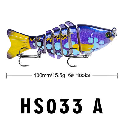 10cm 15.61g 10cm multi-section fish lure bait plastic hard 15.61g lua bionic