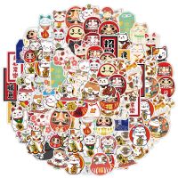 10/30/50pcs Cute Lucky Cat Stickers Japanese Cartoon Waterproof Skateboard Travel Phone Laptop Luggage Classic Toy Kids Sticker Stickers Labels