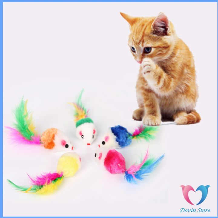dovin-หนูจิ๋วของเล่นน้องแมว-คละสี-cat-toy