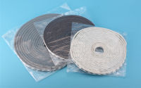 9*6mm 5M Porous D Type Silicone Rubber Sealing Strip For Door Window Sound Insulating Strip Self-adhesive Tape 3 Colors