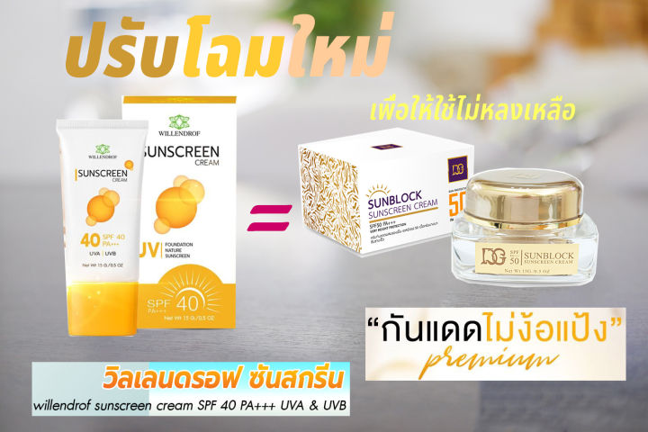 sunblock-sunscreen-spf-40-15g-วิลเลนดรอฟ-ซันบล็อก-ซันสกรีน-โดย-15กรัม