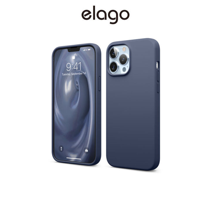 elago Compatible with iPhone 14 Pro Max Case, Pebble Case, Full Body Protective Cover, Shockproof, Special Pebble Coated, Slim, Anti-Scratch, 6.7