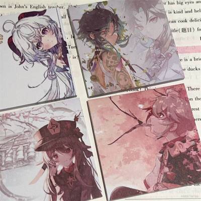 Genshin Impact sticky note cartoon cute pad Stickable note Ganyu Xiao Hu Tao Kaedehara Kazuha