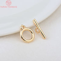 Hot (3439)6ชุด24K Gold สีชุบทองเหลืองสร้อยข้อมือ O สลับ Clasps คุณภาพสูง Diy เครื่องประดับทำอุปกรณ์เสริม