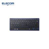 ELECOM คีย์บอร์ดขนาดเล็กแป้นพิมพ์บลูทูธ Pantograph สำหรับ Windows, Mac,IOS,Android [รุ่นน้ำหนักเบา] สีดำ TK-FBP102XBK