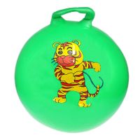 KING New 24" Gorgeous Inflatable Jump Ball Hopper Bounce Retro Ball With Handle Gift