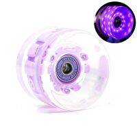 65x45mm 6 Bulbs LED light Up Wheels Skateboard Wheels Pu 78A With Bearing Outdoor Skate Board Skating Surf Long Board Flashing