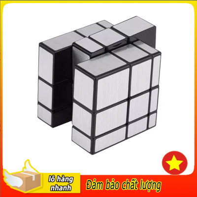 รูบิค 3x3 รูบิกกระจก สีเงิน ลูกบิด ของเล่นฝึกสมองขนาด ฝึกกล้ามเนื้อมัดเล็ก ฝึกเด็กใช้มือให้หยิบจับ 3X3 แบบ Speed ของแท้ MOYU Mirror Rubiks Cube