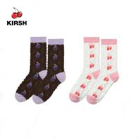 [KIRSH] SMALL CHERRY PATTERN SOCKS SET |22AW |  Korean |Korean socks | women socks | big size socks | cute | comfortable | Korean brand | Korean fashion | Women Korean