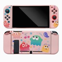 เคสลายการ์ตูนน่ารักสำหรับนินเท็นโด Switch NS Joy Con เปลือกจอยควบคุมเกมน่ารักปลอกป้องกันซิลิโคนนิ่มอุปกรณ์เสริม