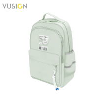 Vusign กระเป๋านักเรียน กระเป๋าเป้สะพายหลัง กระเป๋าแฟชั่น กระเป๋าสะพายหลัง สีพาสเทล จุของได้เยอะ น้ำหนักเบา School Backpack