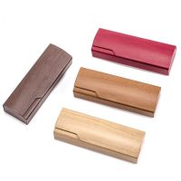 Glasses Protective Cover Eyewear Boxes Cases Wood Grain Eyewear Box Portable Eyewear Box Eyewear Box Fashion Eyewear Box