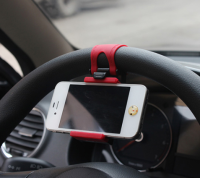 #ส่งจากไทย Car steering wheel phone holder ที่ยึดมือถือกับพวงมาลัยรถยนต์