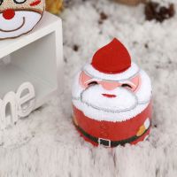 Christmas Cake Shape Towel Snowman Dinner Decor New Year 2022  Embroidered Towel For Home Christmas Tree Towels Childrens Gifts Towels