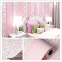 【✆New✆】 shang815558 วอลล์เปเปอร์ไม่ทอ3d สไตล์ยุโรป Self Adhesive Wallpaper เครื่องตกแต่งฝาผนังห้องรับแขกห้องนอนสติ๊กเกอร์ตกแต่งบ้าน