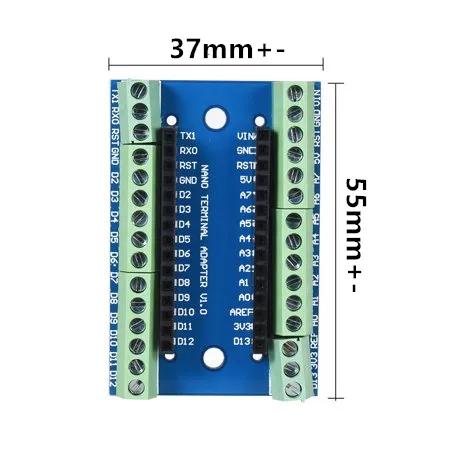 NEW SOLDERED ] Arduino Nano I/O Pin Expansion Terminal Adapter Block Screw Shield V1.0 | Lazada