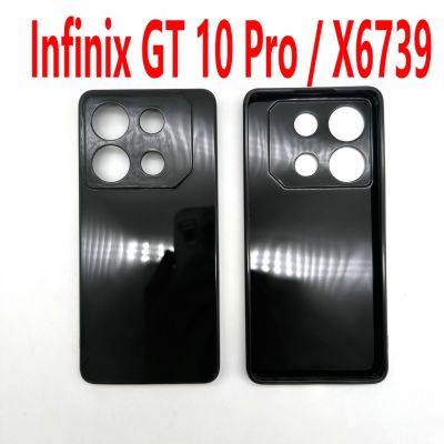 Infinix GT 10 Pro/ X6739 Case Black Clear Soft TPU Silicone Full Protective Cover