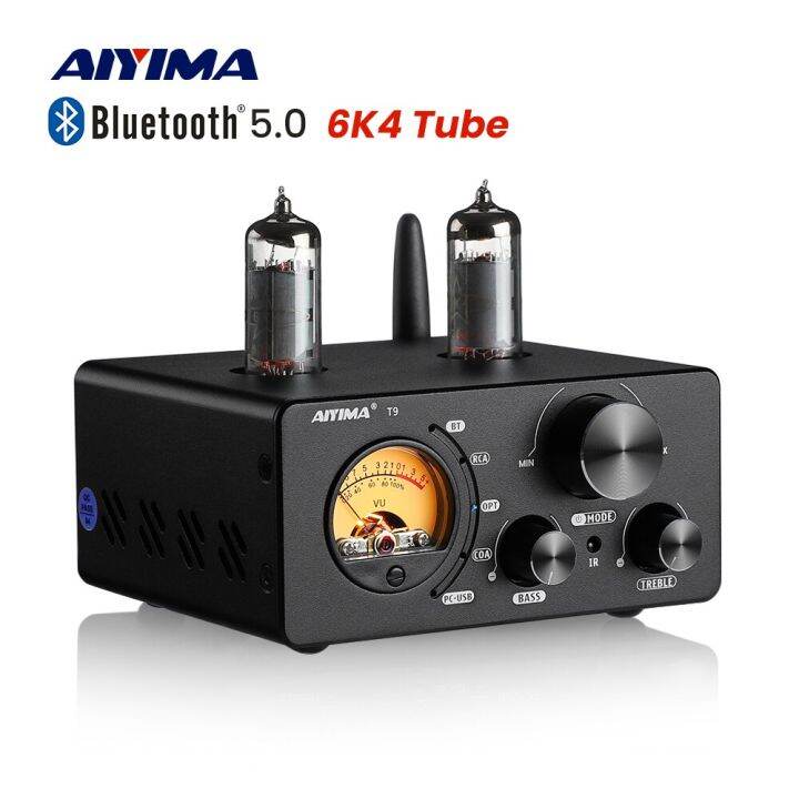 AIYIMA T9 Bluetooth Tube Amplifier USB DAC AMP A02 TPA3116 Bluetooth 5.