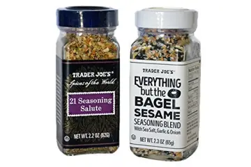 Everything Bagel Seasoning Blend Original XL 10 Ounce Jar. Delicious Blend  of Sea Salt and Spices Dried Minced Garlic & Onion Flakes. Bagel Allspice