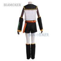 Rin Len Halloween Uniform Cosplay Complete Costumes Sets Tops+Shorts Women Men