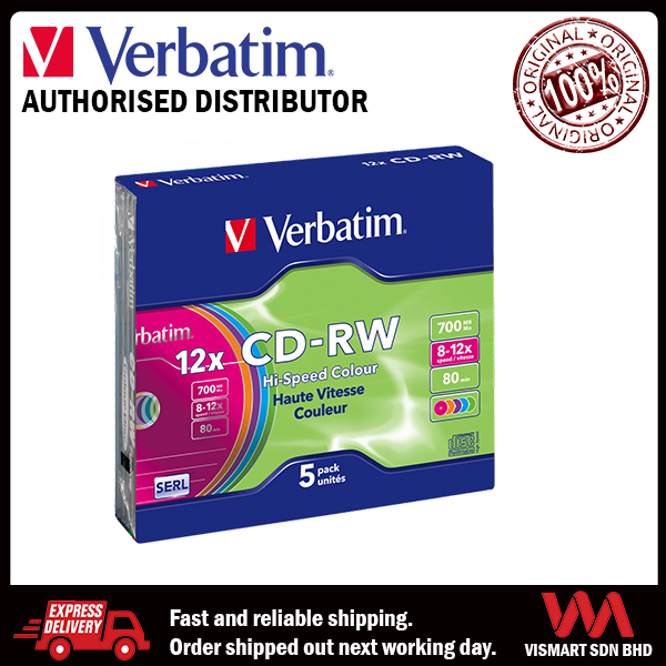 Verbatim CD-RW Colour 12x