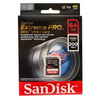 SanDisk 64GB Extreme PRO SDXC UHS-I Memory Card - 200MB/s, SDSDXXU-064G-GN4IN