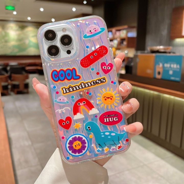 เคสโทรศัพท์-ไอโฟน-case-mermaud-hologram-ไอโฟน-ลายการ์ตูนส์-สวย-คมชัด-14promax-14pro-14plus-14-13promax-13pro-13-12promax-12pro-12-11