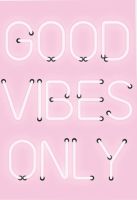 ☋❡❃ Good Vibes เท่านั้น Art ฟิล์มพิมพ์ผ้าไหมโปสเตอร์ Home Wall Decor 24x36inch