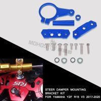 Motorcycle Accessoreis steer damper Mounting Bracket Kit For Yamaha YZF R15 V3 2017-2020 2018 2019 Damping rod mounting bracket