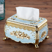 European style acrylic tissue box luxury K ho tissue box tissue rack desk accessories home office bar desktop tissue