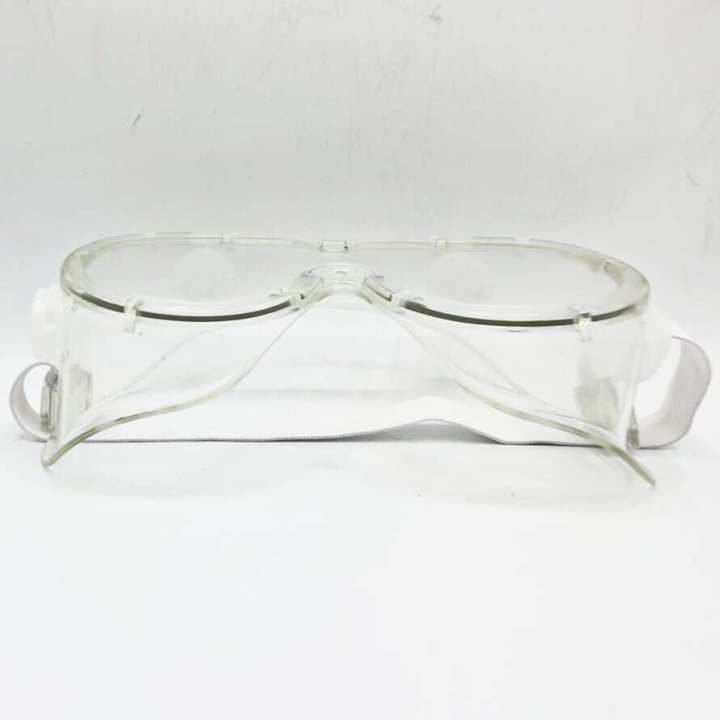 แว่นครอบตานิรภัย-แบบใส-แว่นตา-กันสารเคมี-กันกระแทก-เลนส์-pc-ใส-แว่นกันสารเคมี-แว่น