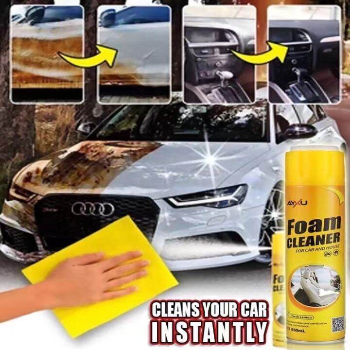 Foam Cleaner Spray MultiPurpose Foam Cleaner For Shoes Car Sofa Foam