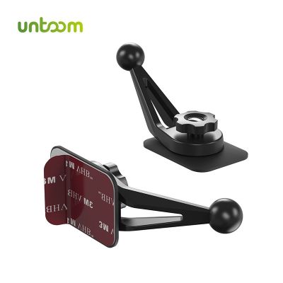 Untoom 17mm Ball Head Car Phone Holder Base 360 Degrees Car Dashboard Mobile Cellphone GPS Bracket Accessories with Glue Sticker