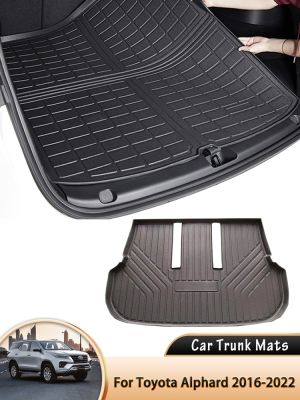 ☁﹍ for Toyota Fortuner SW4 AN150 2016 2023 TPE Car Boot Liner Cargo Rear Trunk Mat Luggage FLoor Tray Waterproof Carpet Accessories