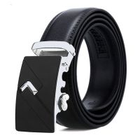 【CW】 FRALU Brand Fashion Buckle Leather Men  39;s Belts for Men 3.5cm Width