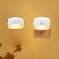 [HOT QQZIWWUJJWG 104] AmmToo มินิ LED Motion Sensor ไฟกลางคืนเสียบ/แบตเตอรี่ AAA ขับเคลื่อนไร้สายโคมไฟกลางคืนที่มีเซ็นเซอร์สำหรับตกแต่งผนังตู้เสื้อผ้า