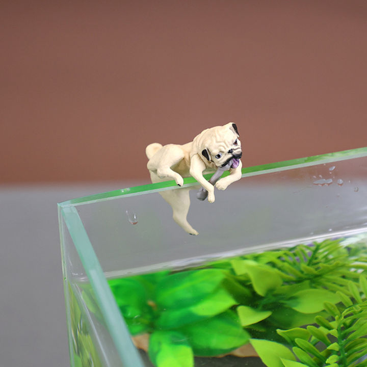 ruyifang-เครื่องประดับสุนัขสุดสร้างสรรค์สำหรับตกแต่งตู้ปลาตู้ปลาสุนัขปีนเขา