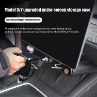 Car Under Center Console Screen Storage Tray for Tesla Model 3 Y Car Interior Accessories