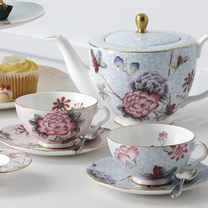 Spot discount British Wedgwood Cuckoo cuckoo cuckoo bone China tea set