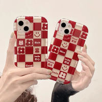 For IPhone 11 Pro Max 14 IPhone Case TPU Silicone Soft Case Red Cute Case Shockproof Protection Camera Compatible for IPhone 13 12