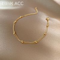 Original double-layer ball bead bracelet for women summer ins niche design Japanese best friend forest student bracelet 2020 new simple