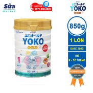 NSX MỚI SỮA BỘT YOKO 1 850G CHO TRẺ TỪ 0 - 1 TUỔI