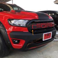 กระจังหน้า ฟอร์ดแรนเจอร์ ฟอร์ด แรนเจอร์ ford ranger 2018 led สีดำ-แดง ใช้กับ xls xl xlt และ Wildtrak วายแทค ใหม่ล่าสุด