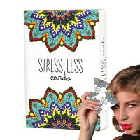 Stress Less Cards Inspirational Mindfulness &amp; Meditation Exercises English Stress Less &amp; Self Care Cards Family Party Board Game justifiable