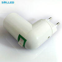 SOLLED EU US ตัวยึดหลอดไฟกับ E27/E26 360องศาที่ยึดไฟกลางคืนหมุนได้