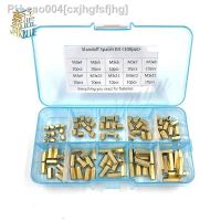 100pcs/set M2 M2.5 M3 Hex Head Brass Spacing Screws Threaded Pillar Pcb Computer Pc Motherboard Standoff Spacer Kit