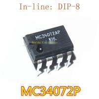 10Pcs ใหม่ MC34072P MC34072 MC34072PG เครื่องขยายเสียงสาย DIP-8