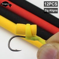 12 Pcs Memancing Ikan Mas Zig Aligna Kit Aksesoris EVA Foam Stick Boilies dengan Zig Rig Diambil untuk Carp Umpan Memancing metode Feeder Alat