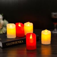 【CW】 LED Candle Flameless Electrical Plastic Tea Light For Wedding Party Home Christmas Decoration Supplies Night