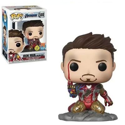 Funko Marvels Endgame #580 #529ฉันคือฟิกเกอร์แอ็คชั่นฟันโกะป็อบ IRON MAN คอลเลกชันโมเดลของเล่น